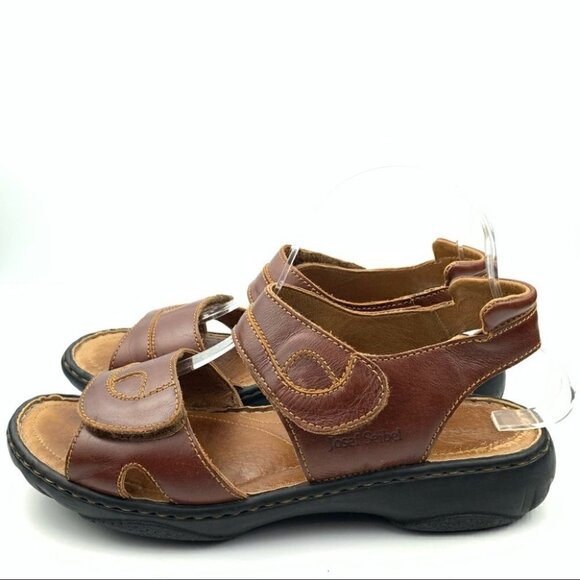 Josef Selbel sandals 39 8-8.5 leather gorpcore - Picture 3 of 12